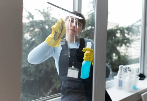 Nettoyage de vitres intérieures et extérieures à Coltainville